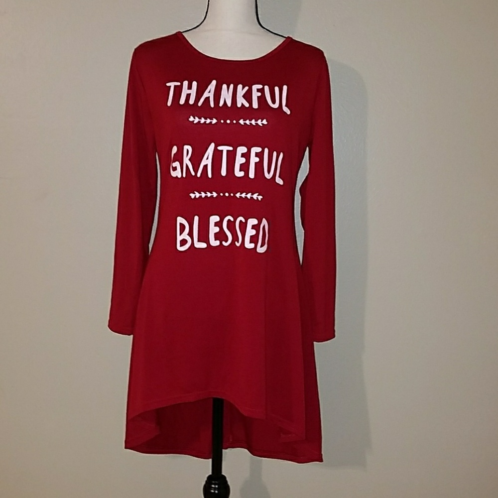 🍬OFFERS🍬 Thankful Grateful Blessed Dress
